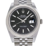 ロレックス デイトジャスト41 ブラック 未使用品 (ROLEX Datejust41)/ Ref.126334 メンズ