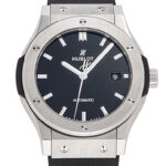 ウブロ クラシック フュージョン ブラックシャイニー ブラック 中古 (HUBLOT Classic Fusion Black Shinny)/ Ref.542.NX.1270.RX メンズ