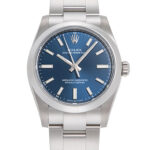 ロレックス オイスター パーペチュアル 34 ブライトブルー 未使用品 (ROLEX Oyster Perpetual 34)/ Ref.124200 メンズ