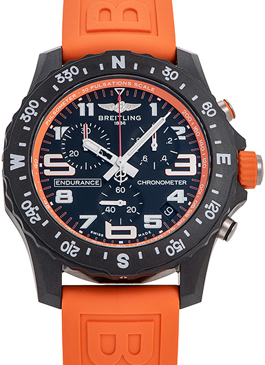 ブライトリング エンデュランス プロ ブラック/オレンジ 新品 (BREITLING Endurance Pro)/ Ref.X82310A51B1S1 メンズ