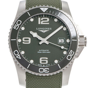 ロンジン ハイドロ コンクエスト グリーン 新品 (LONGINES Hydro Conquest)/ Ref.L3.781.4.06.9 メンズ