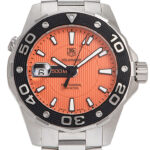 タグ・ホイヤー アクアレーサー500m オレンジ 中古 (TAG Heuer Aquaracer 500m)/ Ref.WAJ1113.BA0870 メンズ