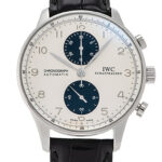 IWC ポルトギーゼ クロノグラフ ホワイト/ブラック 中古 (IWC Portuguese Chronograph)/ Ref.IW371464 メンズ