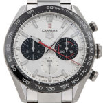 タグ・ホイヤー カレラ 160イヤーズ アニバーサリー シルバー/ブラック 新品 (TAG Heuer Carrera 160Years Anniversary)/ Ref.CBN2A1D.BA0643 メンズ