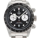 チューダー/チュードル ブラックベイ クロノ ブラック/シルバー 新品 (TUDOR Black Bay Chrono)/ Ref.79360N メンズ