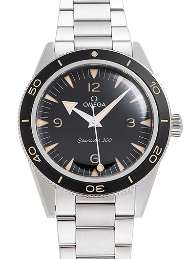 オメガ シーマスター300 コーアクシャル マスタークロノメーター ブラック 新品 (OMEGA Seamaster300 Co-Axial Master Chronometer)/ Ref.234.30.41.21.01.001 メンズ