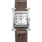 エルメス Hウォッチ ホワイト 新品 (HERMES H Watch)/ Ref.HH1.235.216 レディース