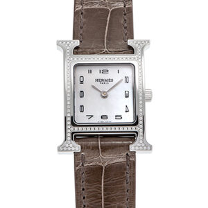 エルメス Hウォッチ ホワイト 新品 (HERMES H Watch)/ Ref.HH1.235.216 レディース