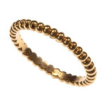 ヴァンクリーフ＆アーペル ペルレ ゴールドパール リング イエローゴールド 新品 (Van Cleef&Arpels Perlee Gold Parl Ring)/ Ref.VCARN95Q52 レディース
