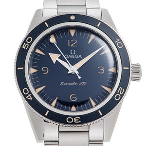 オメガ シーマスター300 コーアクシャル マスタークロノメーター ブルー 新品 (OMEGA Seamaster300 Co-Axial Master Chronometer)/ Ref.234.30.41.21.03.001 メンズ