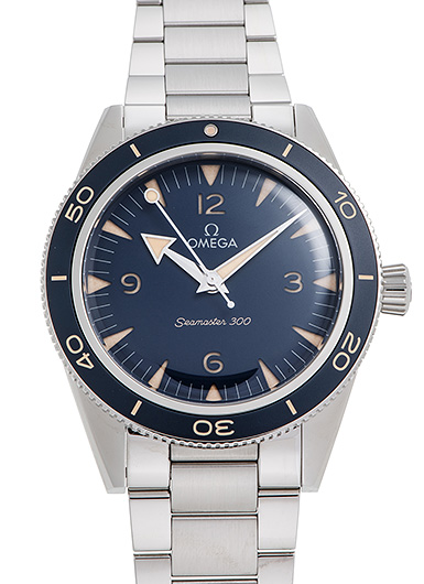 オメガ シーマスター300 コーアクシャル マスタークロノメーター ブルー 新品 (OMEGA Seamaster300 Co-Axial Master Chronometer)/ Ref.234.30.41.21.03.001 メンズ