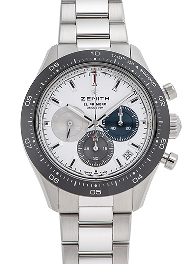 ゼニス クロノマスター スポーツ シルバー/グレー/ブルー 新品 (ZENITH Chronomaster Sports)/ Ref.03.3100.3600/69.M3100 メンズ