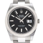 ロレックス デイトジャスト41 ブラック 未使用品 (ROLEX Datejust41)/ Ref.126334 メンズ