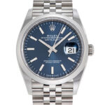 ロレックス デイトジャスト36 ブルー 未使用品 (ROLEX Datejust36)/ Ref.126200 メンズ