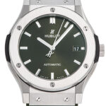 ウブロ クラシック フュージョン チタニウム グリーン グリーン 新品 (HUBLOT Classic Fusion Titanium Green)/ Ref.511.NX.8970.RX メンズ