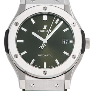 ウブロ クラシック フュージョン チタニウム グリーン グリーン 新品 (HUBLOT Classic Fusion Titanium Green)/ Ref.511.NX.8970.RX メンズ