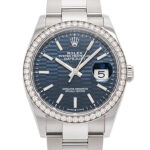 ロレックス デイトジャスト36 ブルー 新品 (ROLEX Datejust36)/ Ref.126284RBR メンズ