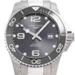 ロンジン ハイドロ コンクエスト グレー 新品 (LONGINES Hydro Conquest)/ Ref.L3.782.4.76.6 メンズ