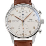 IWC ポルトギーゼ クロノグラフ ホワイト 中古 (IWC Portuguese Chronograph)/ Ref.IW371445 メンズ