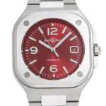 ベル&ロス BR05 レッド スティール レッド 新品 (Bell&Ross BR05 Red Steel)/ Ref.BR05A-R-ST/SST メンズ