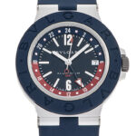 ブルガリ アルミニウム GMT ブルー 新品 (BVLGARI Aluminium GMT)/ Ref.103554 メンズ