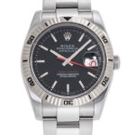 ロレックス デイトジャスト ターノグラフ ブラック 中古 (ROLEX Datejust Turn-O-Graph)/ Ref.116264 メンズ