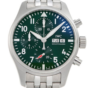 IWC パイロットウォッチ クロノグラフ 41 グリーン 新品 (IWC Pilots Watch Chronograph 41)/ Ref.IW388104 メンズ