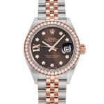 ロレックス デイトジャスト 28 ブラウン 未使用品 (ROLEX Datejust 28)/ Ref.279381RBR レディース