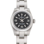 ロレックス オイスター パーペチュアル ブラック 中古 (ROLEX Oyster Perpetual)/ Ref.176200 レディース