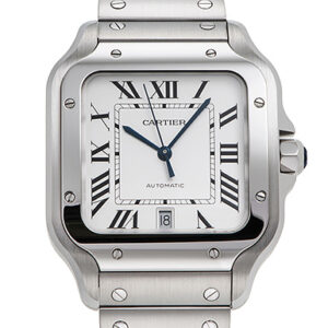 カルティエ サントス ドゥ カルティエ ウォッチ LM シルバー 新品 (CARTIER Santos De Cartier LM)/ Ref.WSSA0018 メンズ