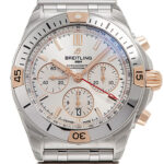 ブライトリング クロノマット B01 42 シルバー 新品 (BREITLING Chronomat B01 42)/ Ref.IB0134101G1A1 メンズ