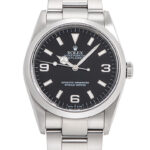 ロレックス エクスプローラーⅠ ブラック 中古 (ROLEX ExplorerⅠ)/ Ref.114270 メンズ