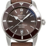 ブライトリング スーパーオーシャン ヘリテージⅡ 46 ブラウン 新品 (BREITLING Super Ocean HeritageⅡ 46)/ Ref.AB202033/Q618 メンズ