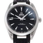 オメガ シーマスター アクアテラ 150m コーアクシャル マスタークロノメーター ブラック 中古 (OMEGA Seamaster Aqua Terra 150m Co-Axial Master Chronometer)/ Ref.220.12.41.21.01.001 メンズ