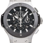 ウブロ アエロバン ブラック 中古 (HUBLOT Aero Bang)/ Ref.311.SM.1170.GR メンズ