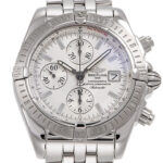 ブライトリング クロノマット エボリューション シルバー 中古 (BREITLING Chronomat Evolution)/ Ref.A156G69PA メンズ