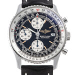 ブライトリング オールド ナビタイマー ブラック/シルバー 中古 (BREITLING Old Navitimer)/ Ref.A13022 メンズ