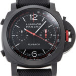 パネライ ルミノール クロノ フライバック 反町隆史 エディション ブラック 新品 (PANERAI Ruminor Chrono Flyback TAKASHI SORIMACHI Edition)/ Ref.PAM01275 メンズ