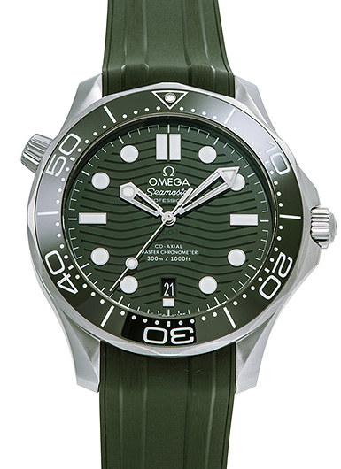オメガ シーマスター300M コーアクシャル マスタークロノメーター グリーン 新品 (OMEGA Seamaster 300M Co-Axial Master Chronometer)/ Ref.210.32.42.20.10.001 メンズ