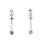 ノーブランド ダイヤモンド ピアス 白金/シルバー 新品 (No Brand Diamond Pierce)/ Ref.4299920 レディース