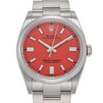 ロレックス オイスター パーペチュアル 36 コーラルレッド 新品 (ROLEX Oyster Perpetual 36)/ Ref.126000 メンズ
