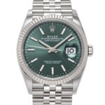 ロレックス デイトジャスト36 ミントグリーン 中古 (ROLEX Datejust36)/ Ref.126234 メンズ