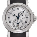 ブレゲ マリーンGMT シルバー 中古 (BREGUET Marine GMT)/ Ref.5857ST/12/5ZU メンズ