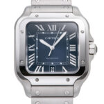 カルティエ サントス ドゥ カルティエ ウォッチ LM ブルー 新品 (CARTIER Santos De Cartier LM)/ Ref.WSSA0030 メンズ