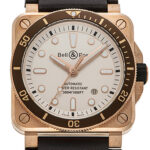 ベル&ロス BR03-92 ダイバー ホワイト シルバー 新品 (Bell&Ross BR03-92 Diver White Bronze)/ Ref.BR0392-D-WH-BR/SCA メンズ