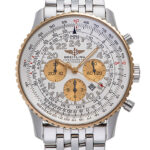ブライトリング コスモノート シルバー/シャンパン 中古 (BREITLING Cosmonaute)/ Ref.D222G27NP メンズ