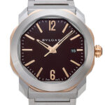 ブルガリ オクト ローマ ブラウン 新品 (BVLGARI Octo Roma)/ Ref.103210 (OC41PC11SSD) メンズ