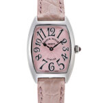 フランク・ミュラー トノウカーベックス ピンク 中古 (FRANCK MULLER Tonneau Curvex)/ Ref.1752QZ レディース