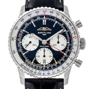ブライトリング ナビタイマー B01 クロノグラフ 41 ブラック/シルバー 新品 (BREITLING Navitimer B01 Chronograph 41)/ Ref.AB0139211B1P1 メンズ