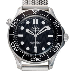 オメガ シーマスター ダイバー 300M コーアクシャル マスタークロノメーター ブラック 新品 (OMEGA Seamaster Diver 300M Co-Axial Master Chronometer)/ Ref.210.30.42.20.01.010 メンズ